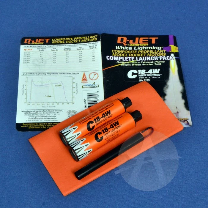 Quest Q-Jet Composite Motor - C18-4W 3 Quest Q-Jet Composite Motor - C18-4W