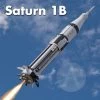 Saturn 1B - 1/70th Scale -Rocket Model Toys 3bf96ea7df0aa62b5990fa6db93d560d.image .700x700