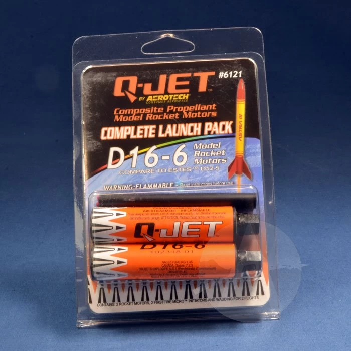 Quest Q-Jet Composite Motor - D16-6 4 Quest Q-Jet Composite Motor - D16-6 - Image 2