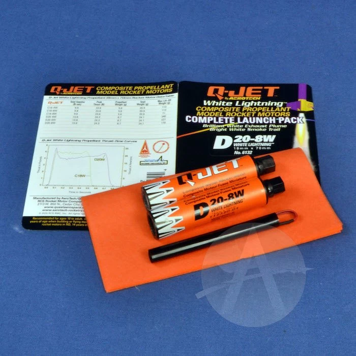 Quest Q-Jet Composite Motor - D20-8W 3 Quest Q-Jet Composite Motor - D20-8W